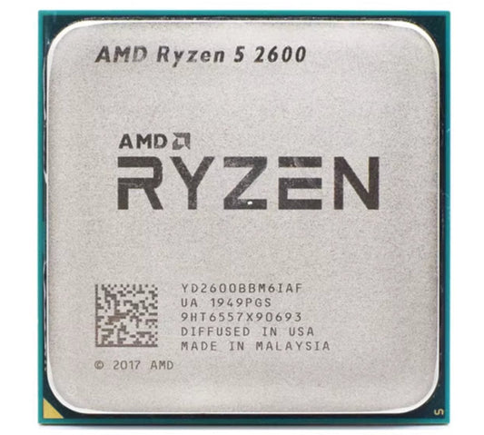 Ryzen 5 R5 2600 3.4Ghz 6-Core 12-Core CPU Processor Socket AM4